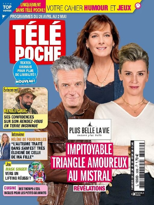Détails du titre pour Télé Poche par Reworld Media Magazines - Disponible